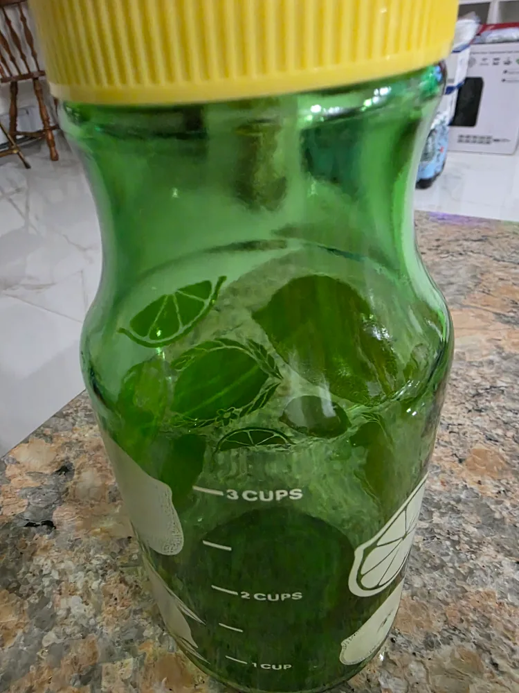 Vintage Green Lemonade Jars - image indicator(2)