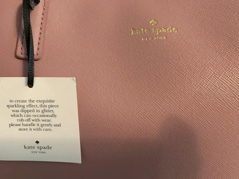 Kate Spade Tote Bag - Pink with Glitter Base image indicator(4)