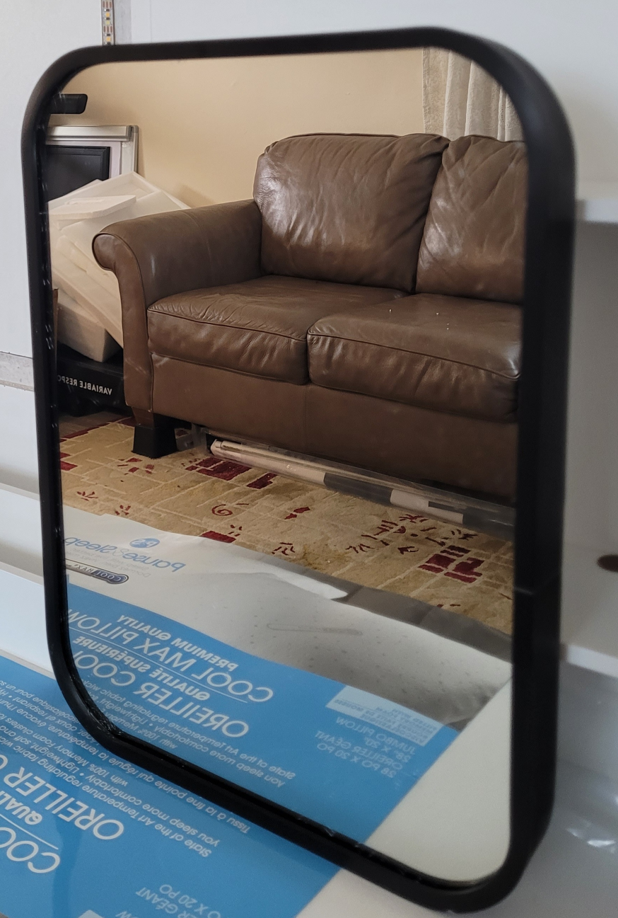 Black Framed Mirror