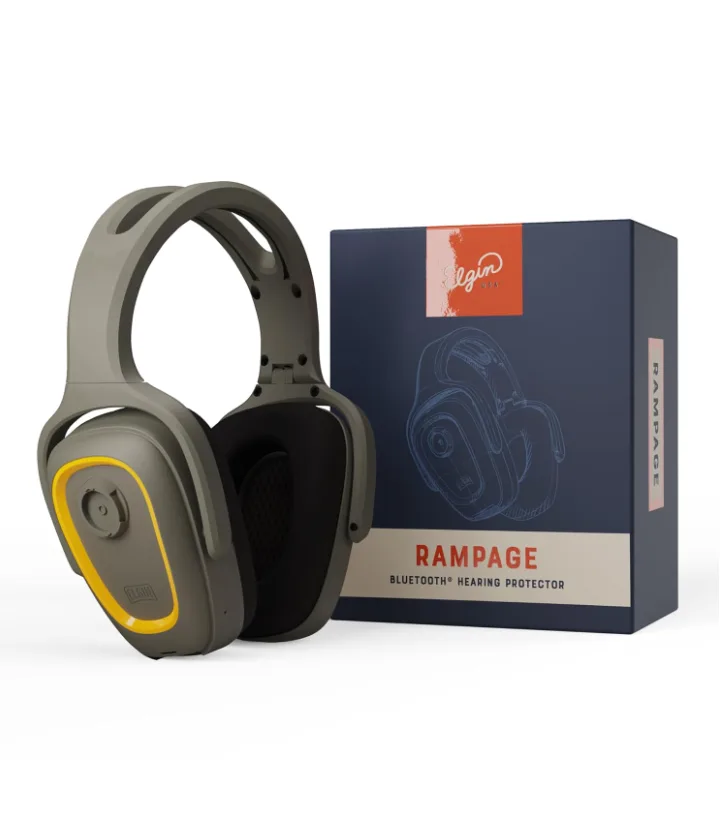 Elgin Rampage Bluetooth Hearing Protector - Gray thumbnail
