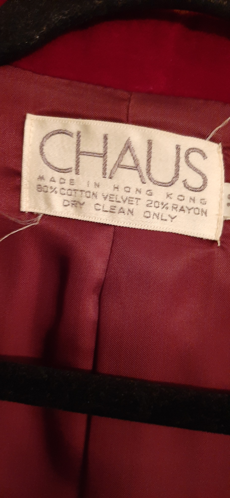 Vintage Chaus Velvet Blazer - Size 14 - photo 4