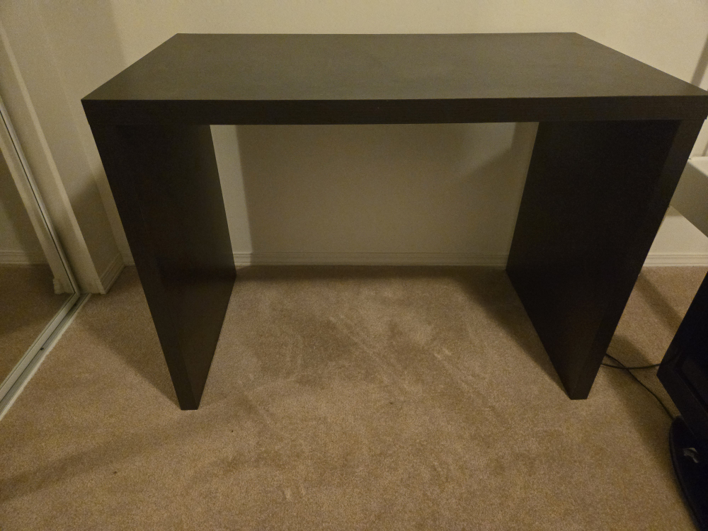 Dark Brown Desk - photo 2