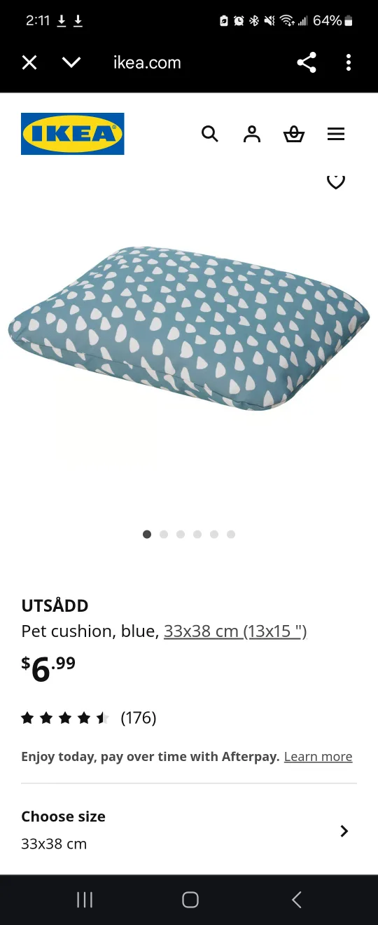 IKEA UTSÅDD Cat House on Legs, Rattan image indicator(6)