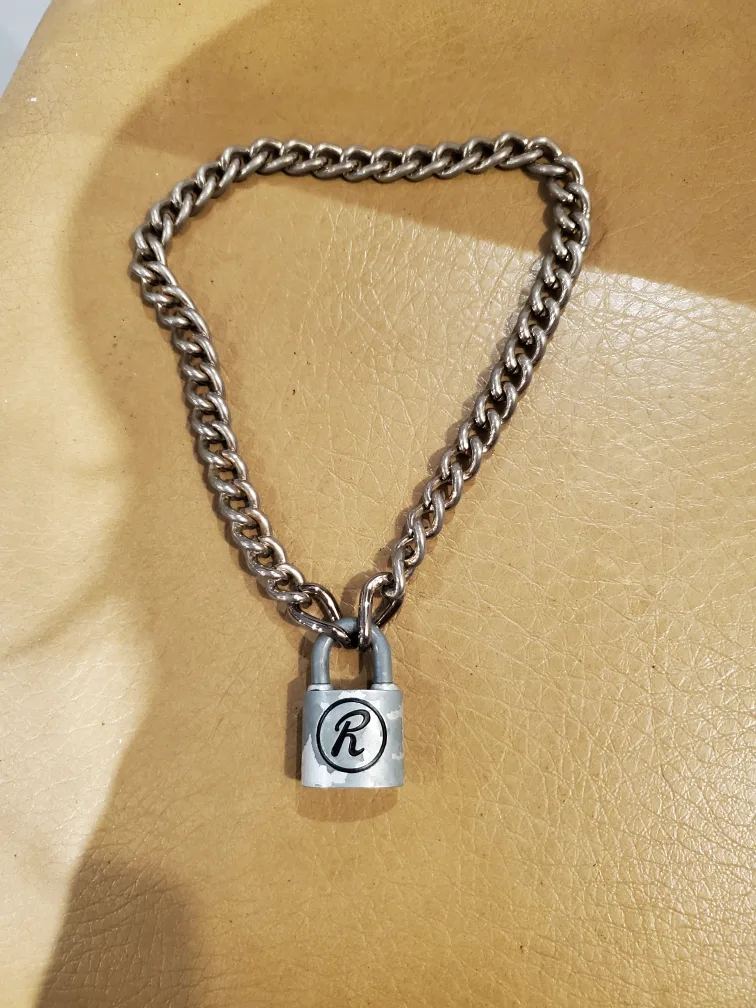 Rabbit Chain Necklace with Padlock thumbnail