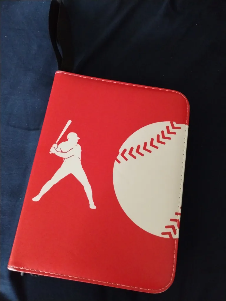 Red Baseball Card Binder thumbnail