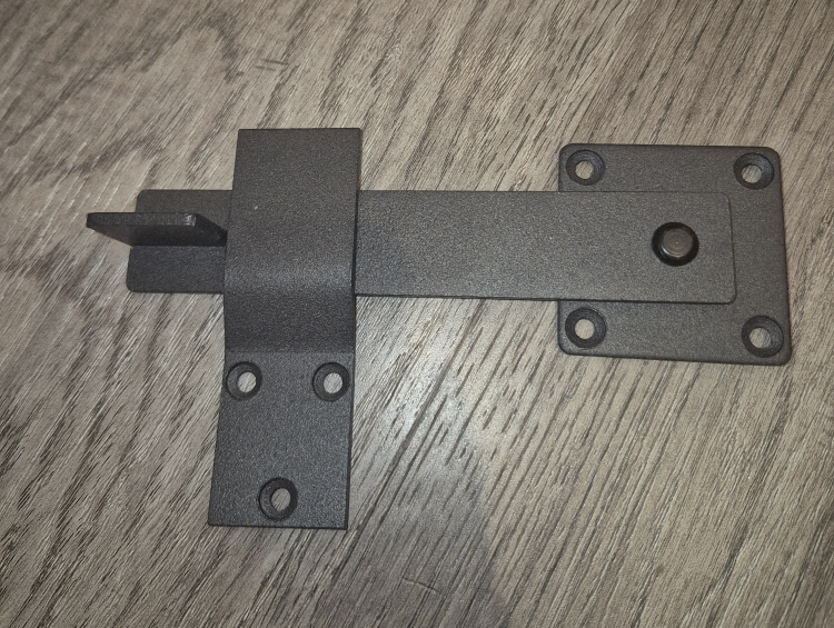 Black Barn Door Heavy Duty Flip Latch - photo 2
