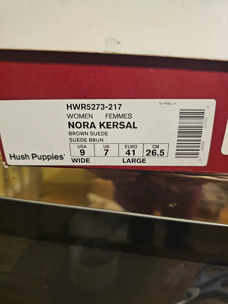 Hush Puppies Nora Kersal Brown Suede Booties - Size 9 image indicator(4)