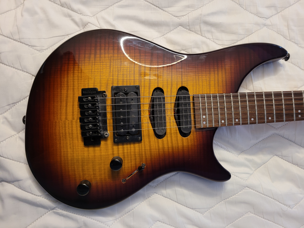 Vintage Electric Guitar - Sunburst Finish - photo 3