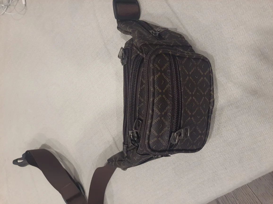 Bailitu Brown Patterned Belt Bag🧡 thumbnail