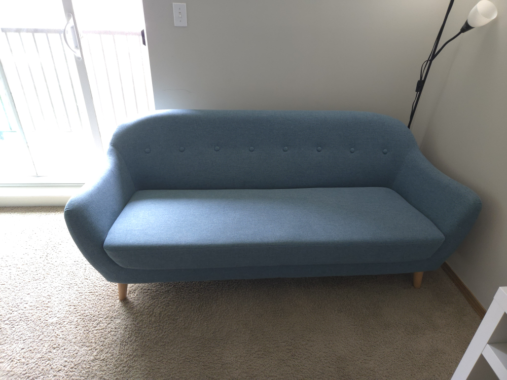 Blue Loveseat Sofa