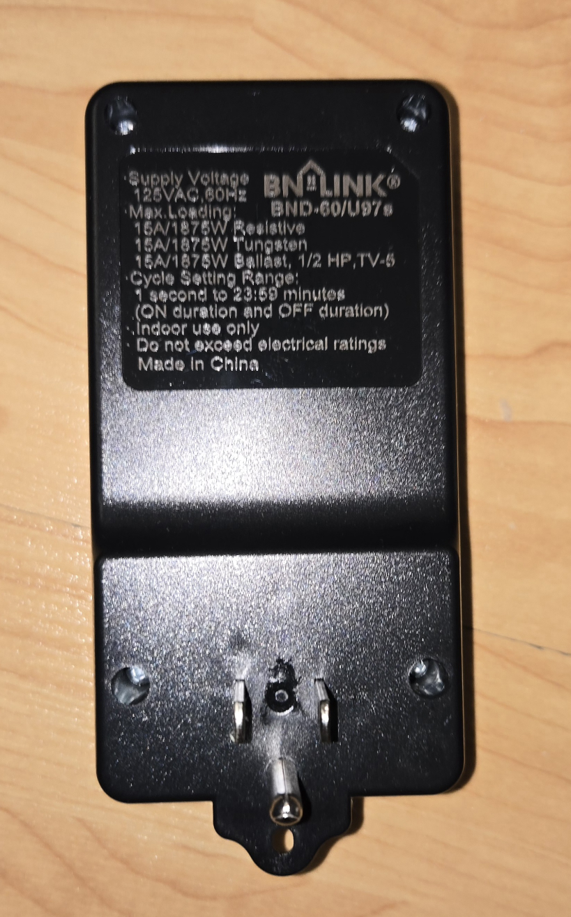 BN-LINK BND-60/U97 Timer - photo 2