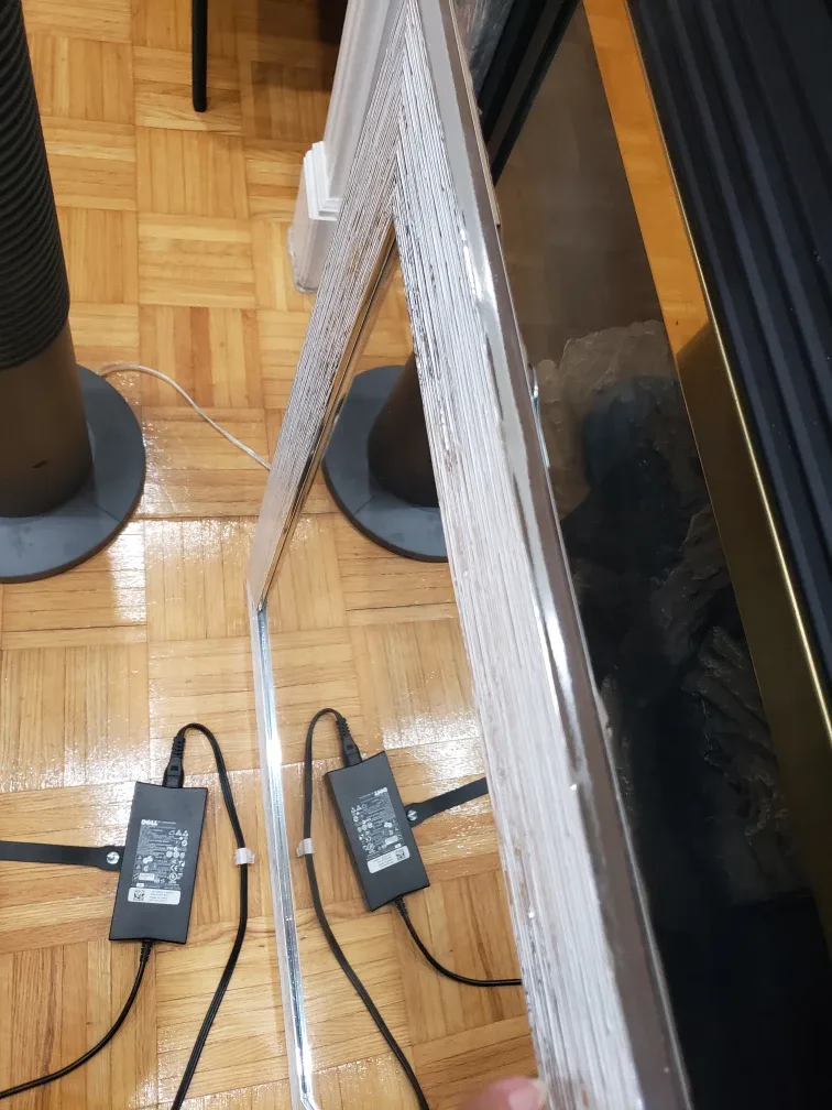 Silver Framed Wall Mirror with bonus gift image indicator(4)