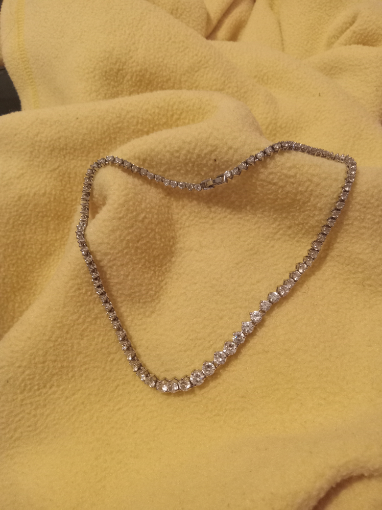 diamond studded necklace jewelry