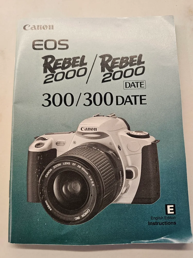 Canon EOS Rebel 2000 SLR camera body, plus 2 zoom lenses image indicator(6)