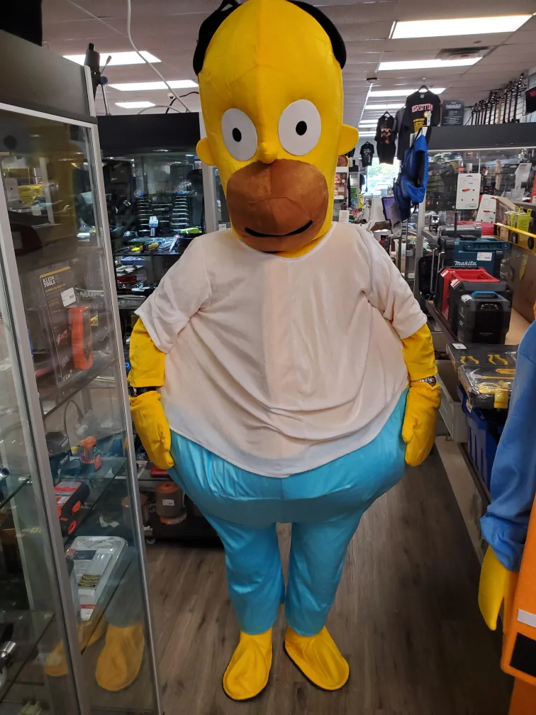 Homer Simpson Mascot Costume thumbnail