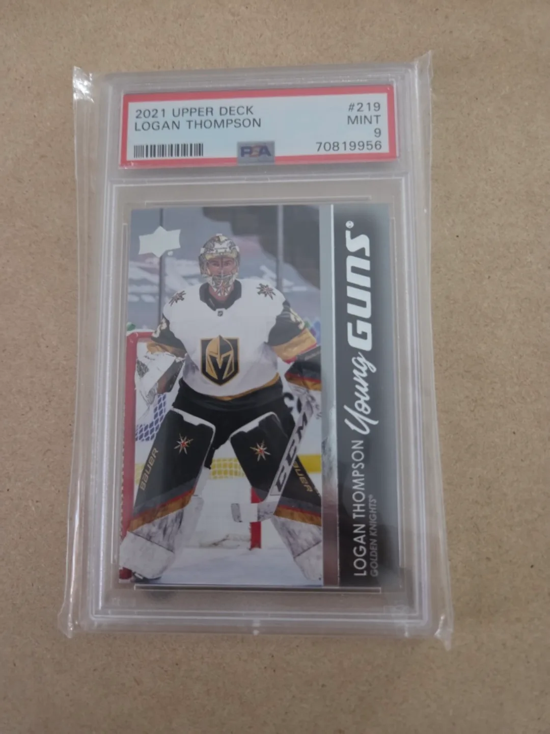 2021 Upper Deck Logan Thompson Young Guns Card thumbnail