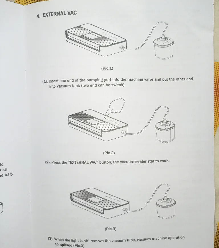🔥Moving Sale🔥 Bonsenkitchen VS3911 Vacuum Sealer image indicator(8)
