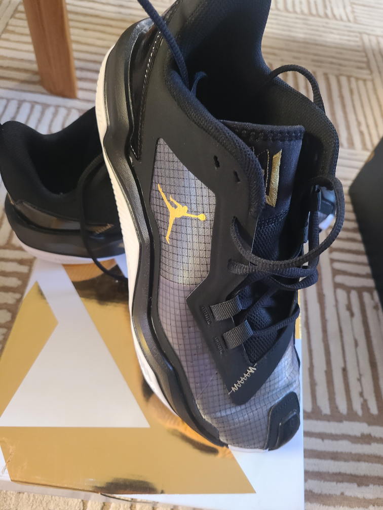 Jordan Luka 2 Black/Gold Men's Size 9.5 - photo 2