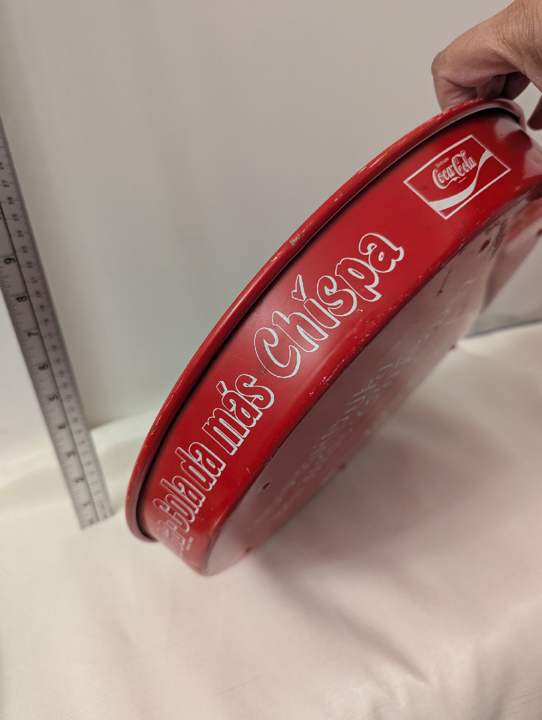 Vintage 1978 Mexican Coca Cola "da más Chíspa" Serving Tray - photo 4