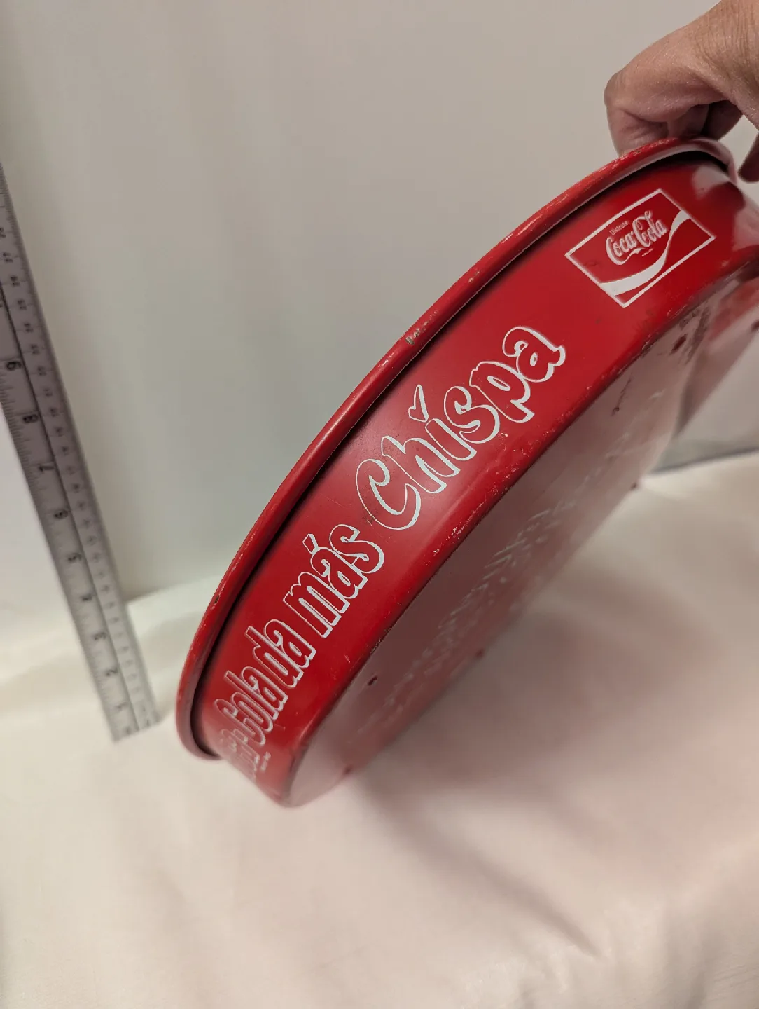 Vintage 1978 Mexican Coca Cola "da más Chíspa" Serving Tray image indicator(4)