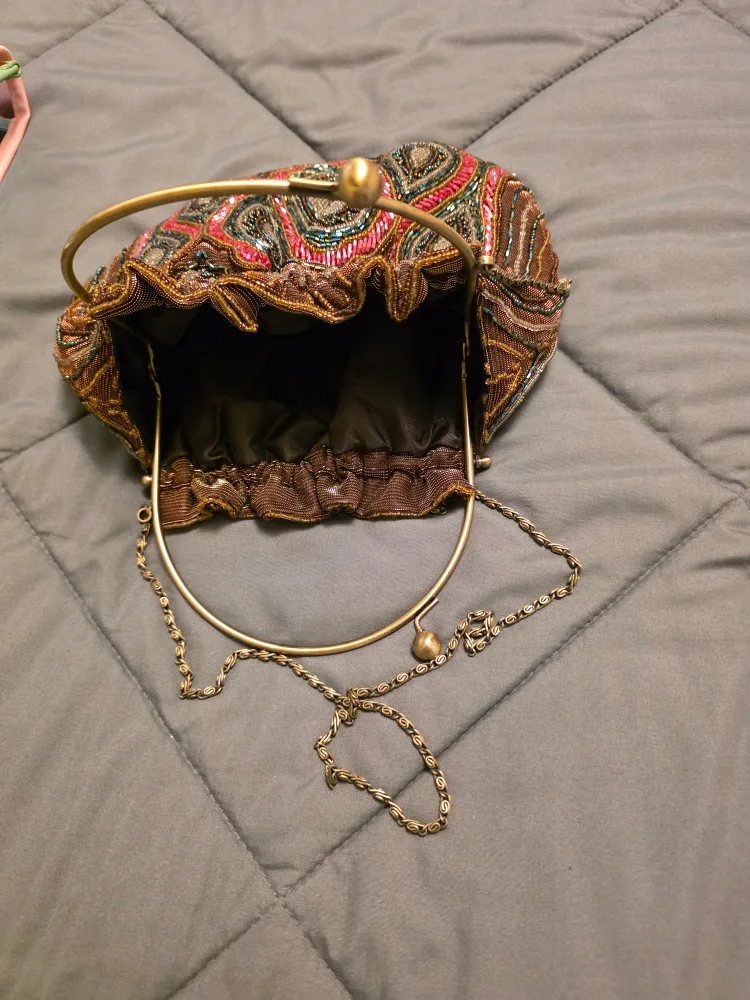 Saks Fifth Avenue Bag/Clear Bag/Beaded Bag image indicator(8)