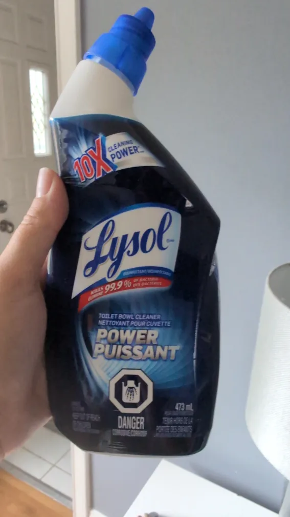 Lysol Power Toilet Bowl Cleaner - half bottle 🧡 thumbnail