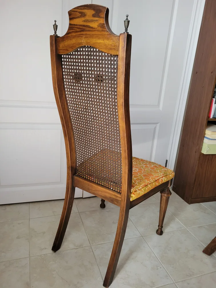 Antique Cane Back Dining Set image indicator(2)