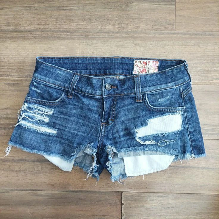 rare siwy distressed denim shorts