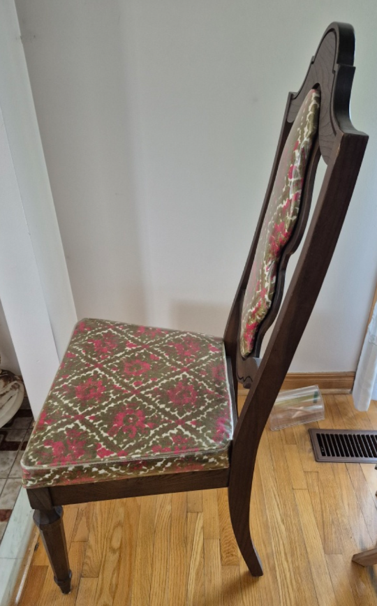 Vintage Armchair with Floral Pattern - Set of 6 - photo 2