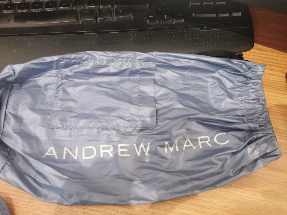 Andrew Marc Hooded Puffer Coat xl down feather image indicator(10)