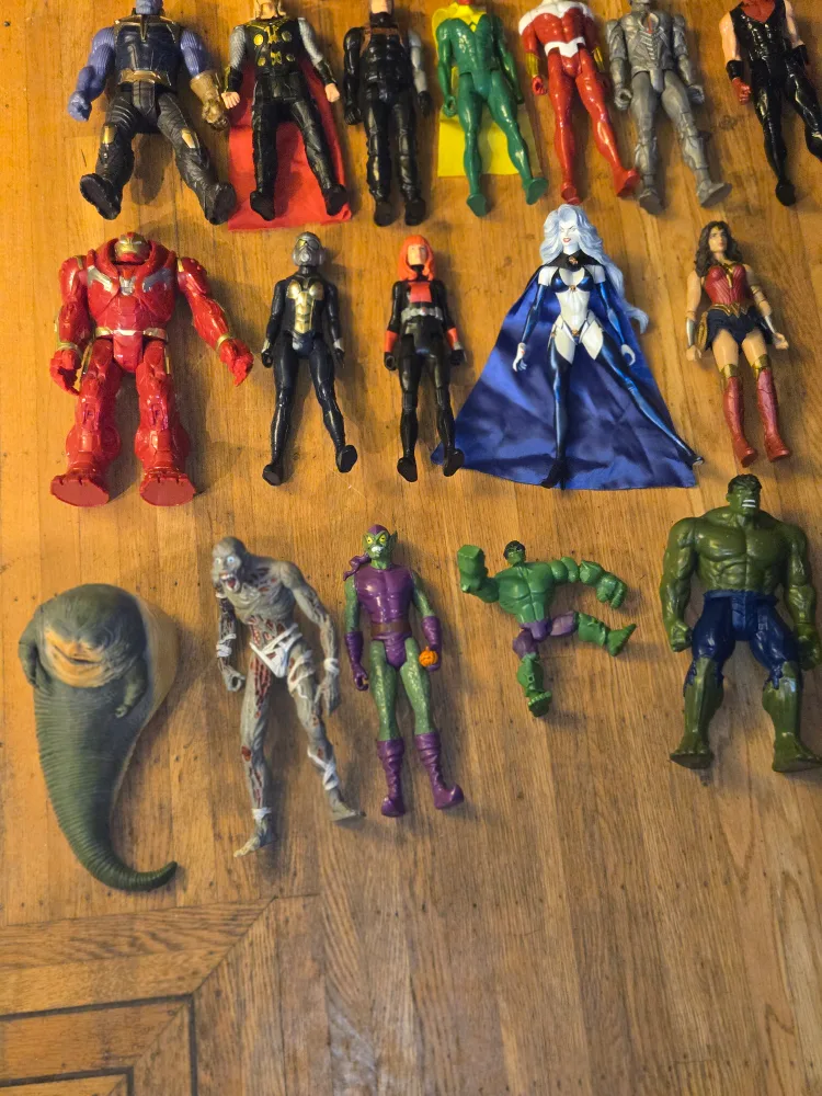 Marvel & DC Action Figures Lot $5-10 each OBO for the Lot image indicator(3)