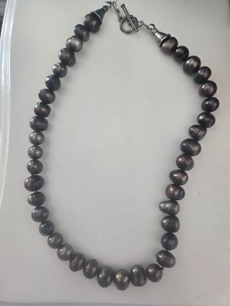 Pearl Necklace - Brown thumbnail