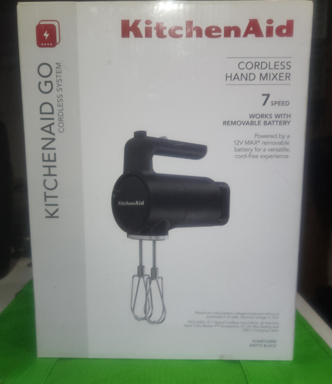 KitchenAid Go Cordless Hand Mixer - Matte Black - photo 2