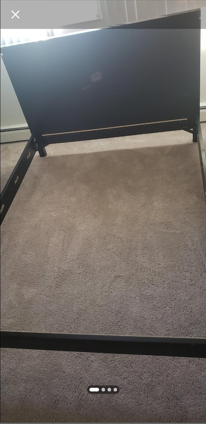 Dark Brown Bed Frame - Queen Size - photo 2