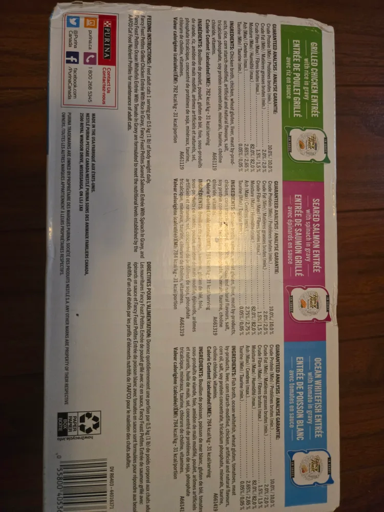 Wet Cat Food Bundle w/BNIB Fancy Feast Petites Variety Pack image indicator(3)