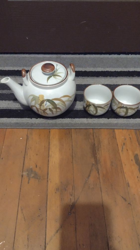 Handgemalt Tea Set - Teapot and Cups