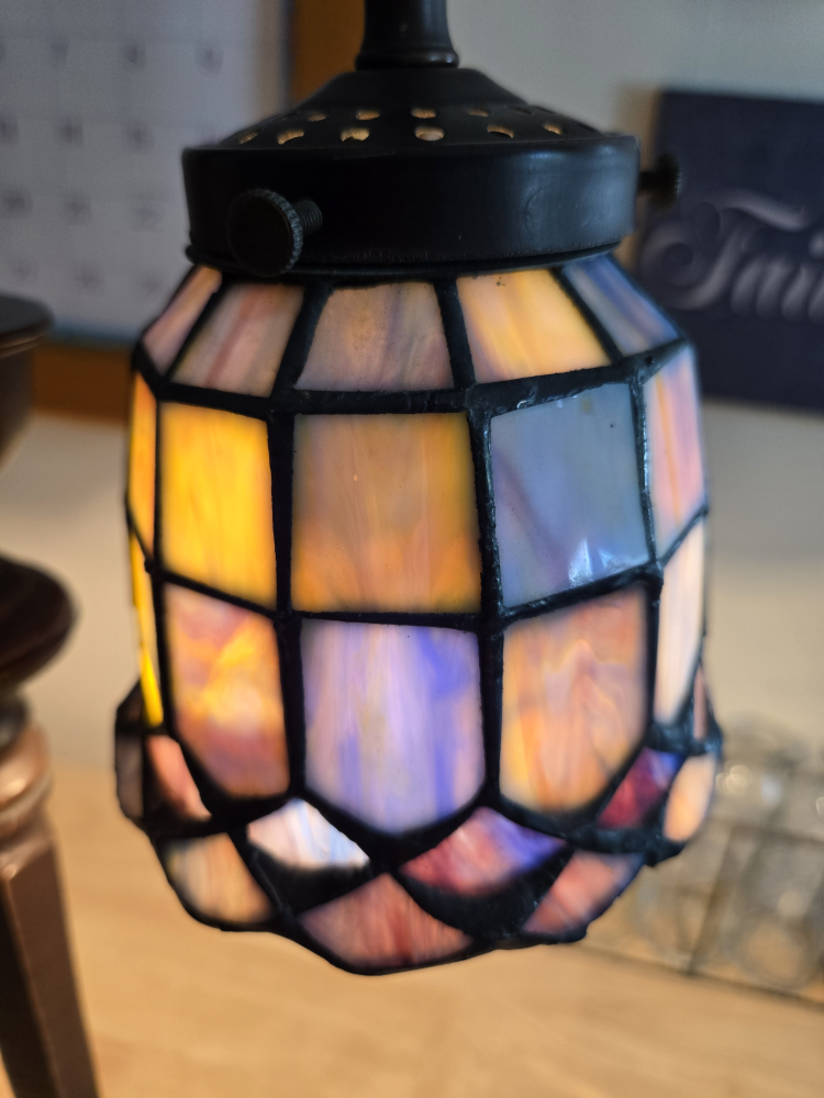 Tiffany Stained Glass Style Table Lamp - photo 5