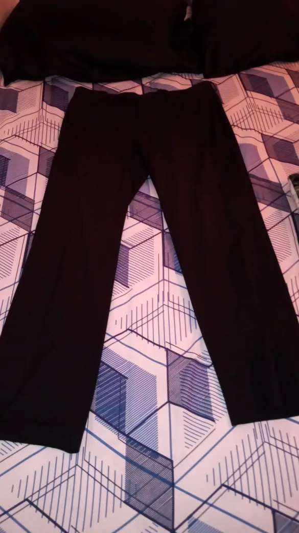 Calvin Klein Black Dress Pants 34W x 30L image indicator(2)