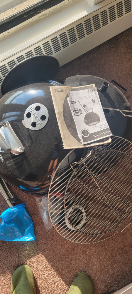 🔥 Brand New Weber Original Kettle Charcoal Grill