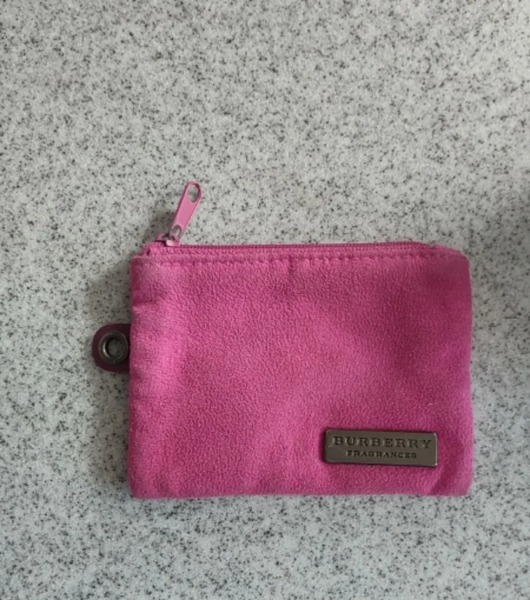 Authentic Burberry Fragrances Sued leather Pink Pouch thumbnail