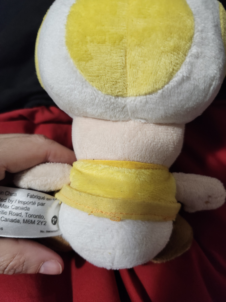 $15 super mario yellow toad 8" (NWT) - photo 3