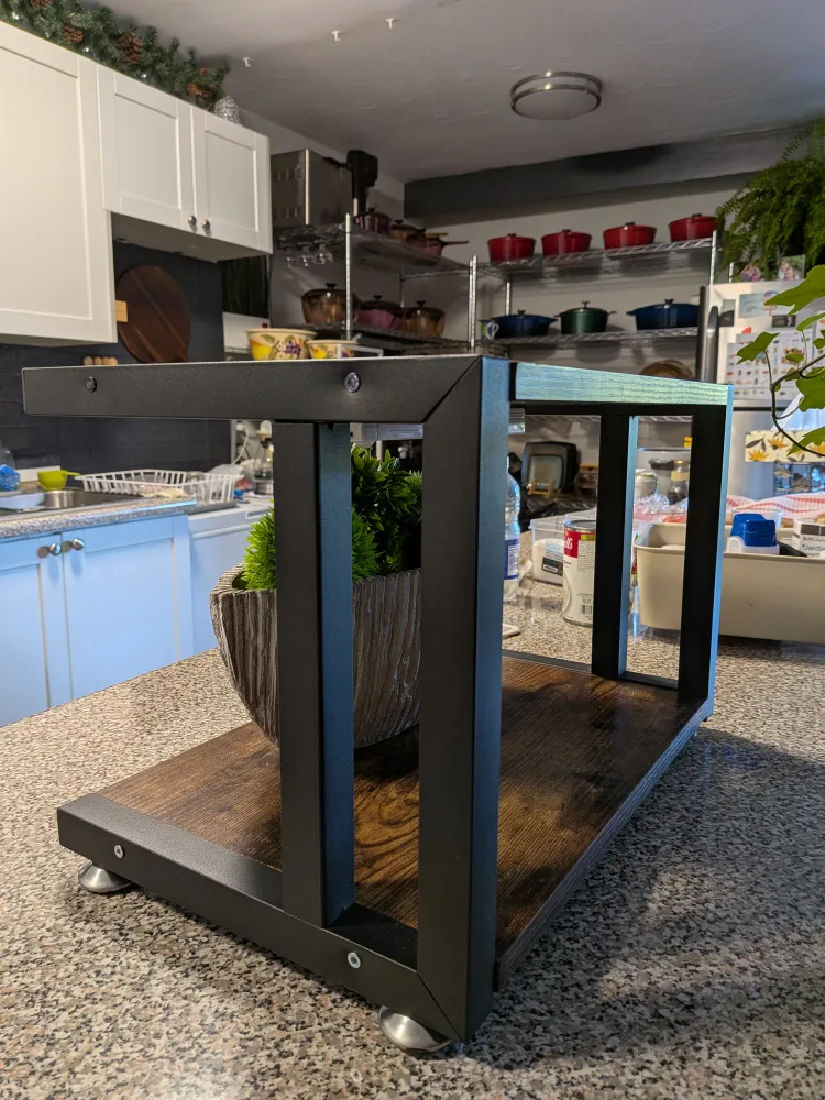 Wood & Metal Plant Stand / Side Table image indicator(3)