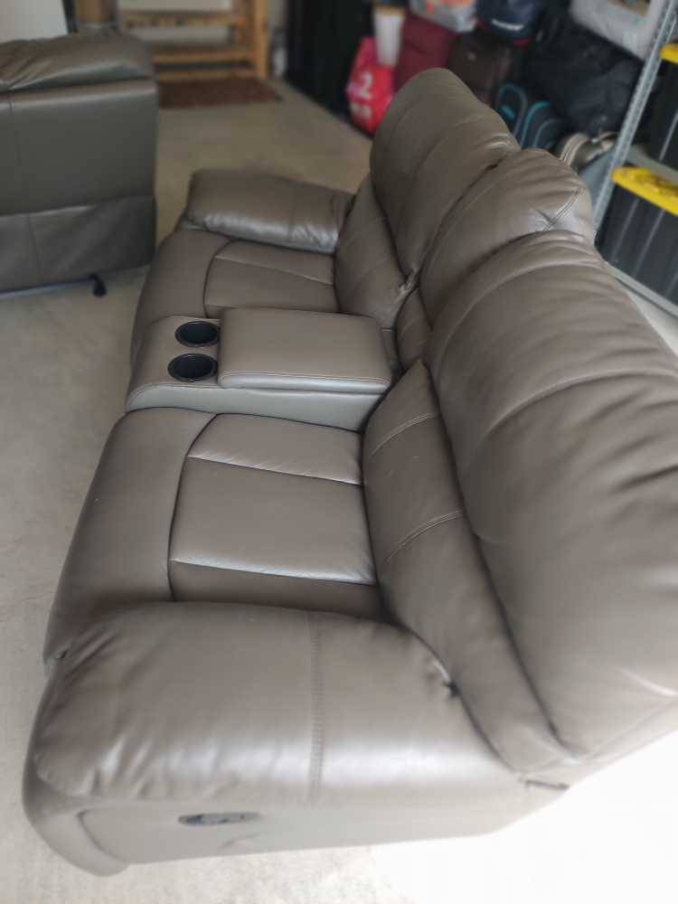 reclining Loveseat with Console and rocker reclining chair - photo 4