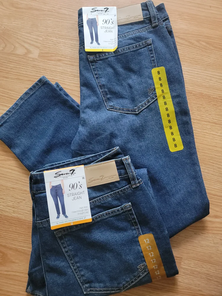 Seven7 90's Straight Jeans - Size 8 & 12 thumbnail