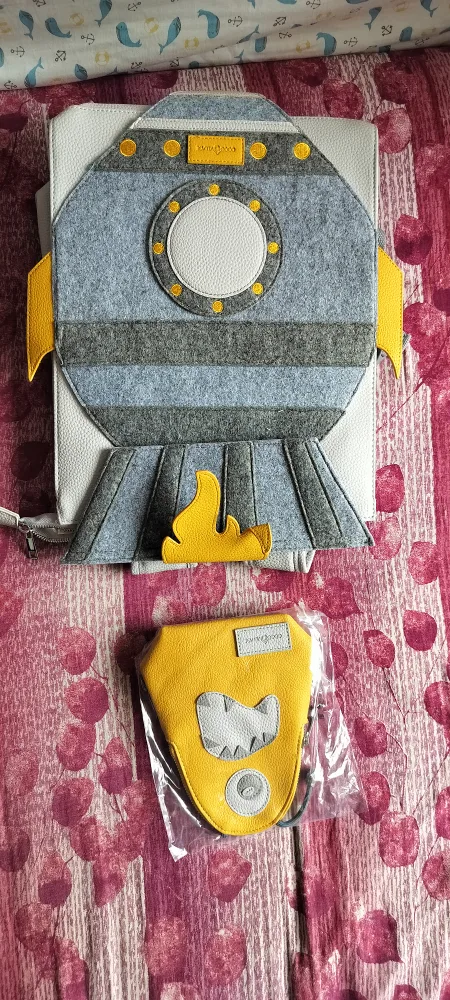 COCO VILLAGE Rocket Backpack with Pouch - New! thumbnail