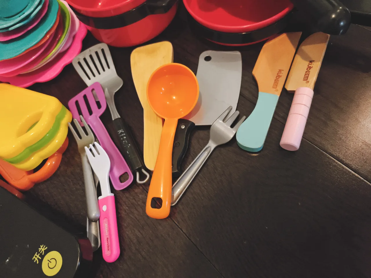 Kids Pretend Play Kitchen Set image indicator(5)