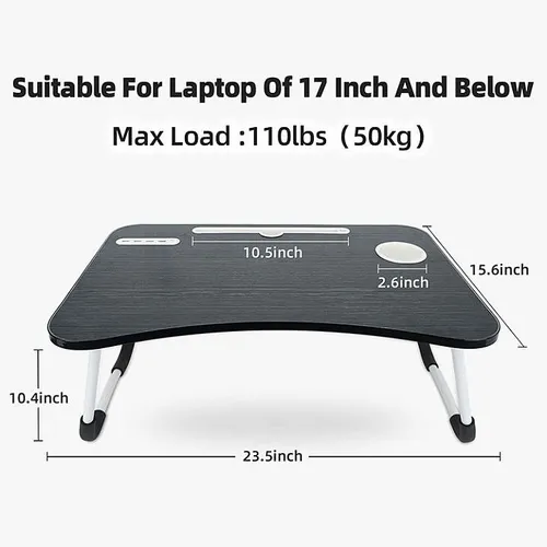 Laptop Table - with USB ports with a light and fan