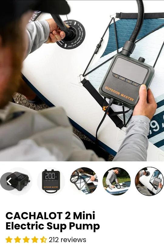 NEW! CACHALOT 2 Mini Electric Sup Pump image indicator(5)