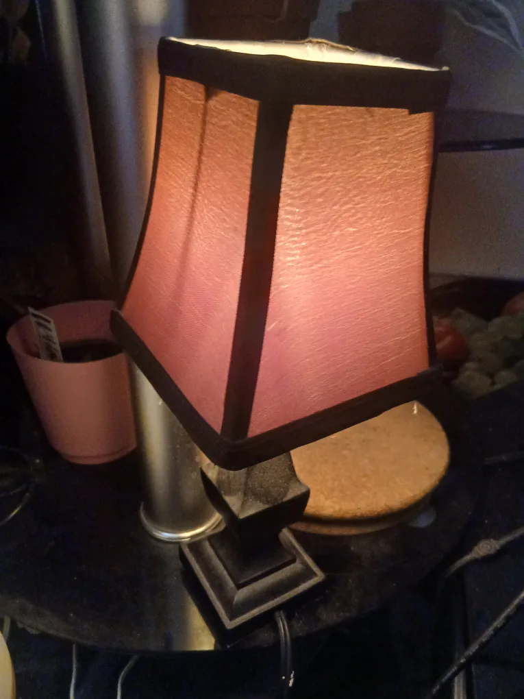 Small Table Lamp - Brown Shade thumbnail