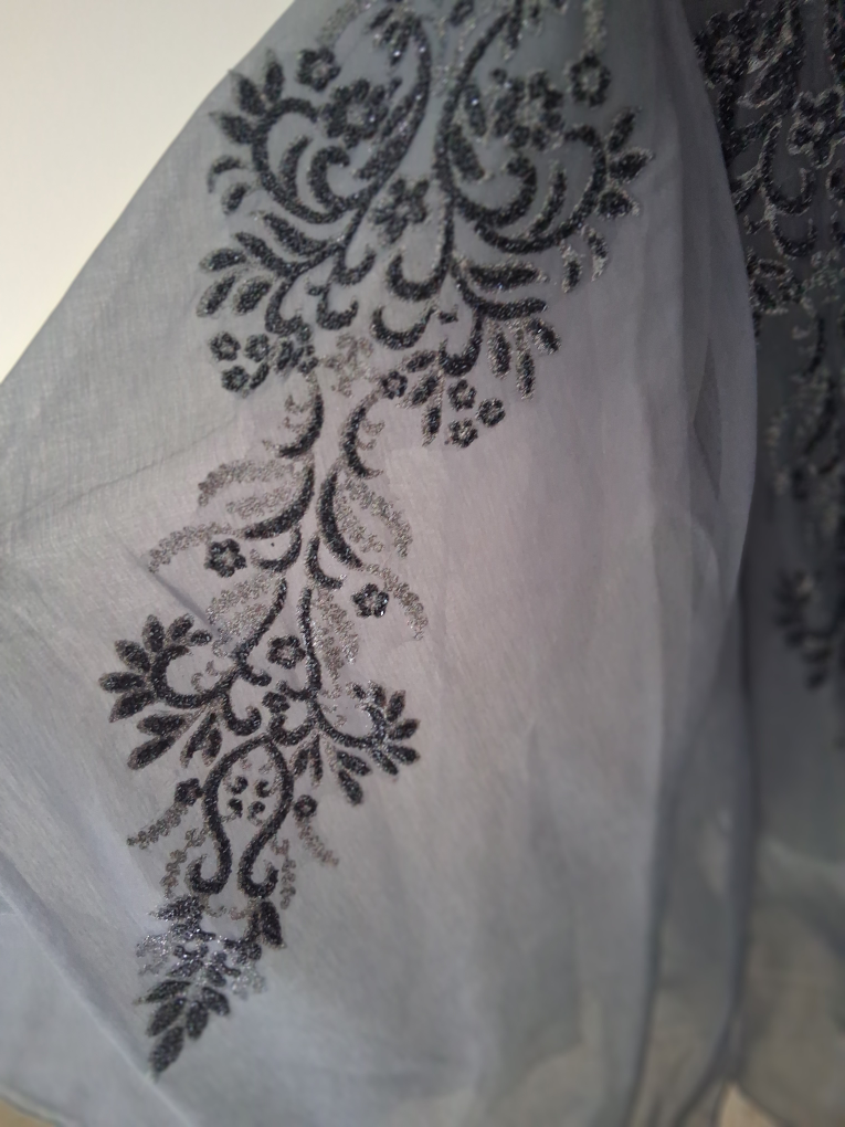 Grey Embellished Formal Gown - photo 5